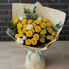 Букет цветов из:  Розы в Николаевке Ростовской области