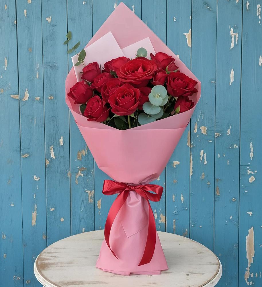 Букет цветов из: Розы в Николаевке Ростовской области