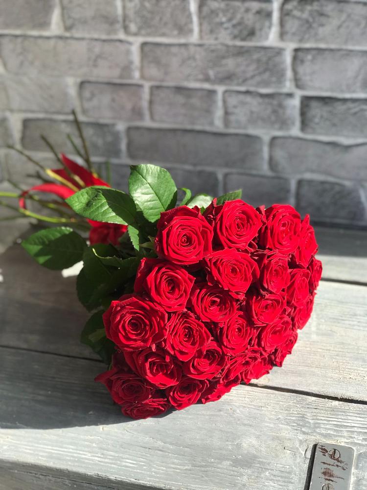 Букет Красные розы Фридом в Николаевке Ростовской области