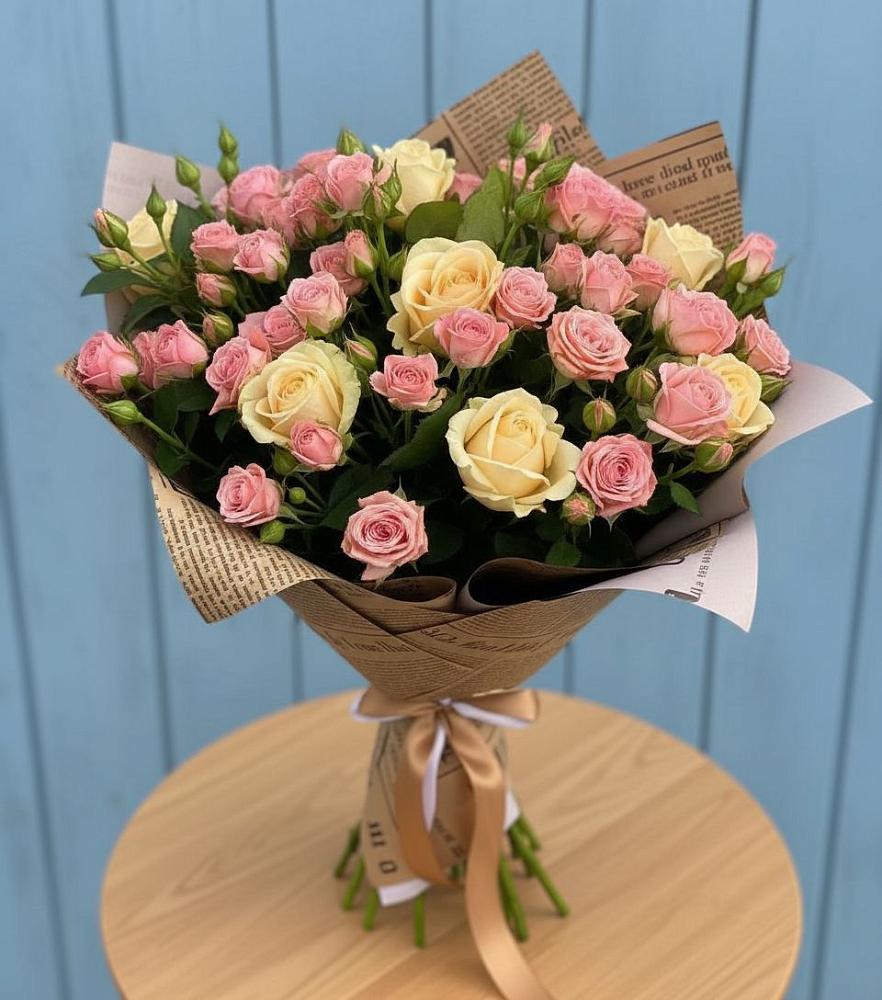 Букет цветов из: Розы в Николаевке Ростовской области