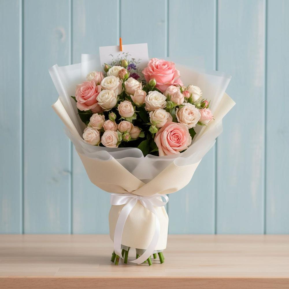 Букет цветов из: Розы в Николаевке Ростовской области