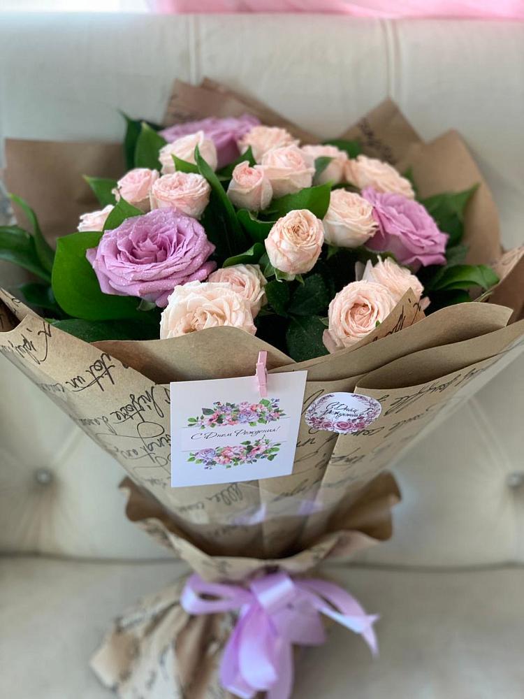 Букет цветов из: Розы в Николаевке Ростовской области