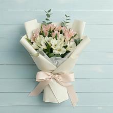 Букет цветов из:  Альстромерии в Николаевке Ростовской области