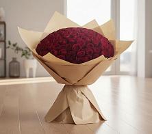 Букет 101 Красная роза в Николаевке Ростовской области