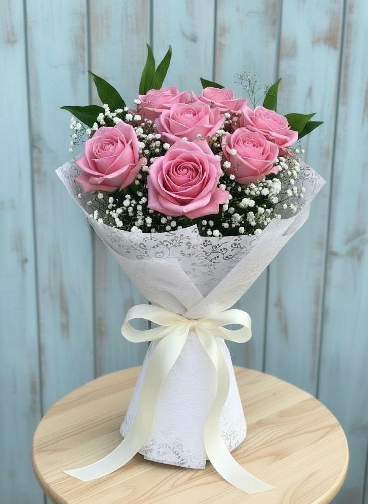 Букет цветов из: Розы в Николаевке Ростовской области