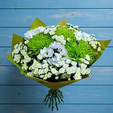 Букет цветов из:  Хризантемы в Николаевке Ростовской области