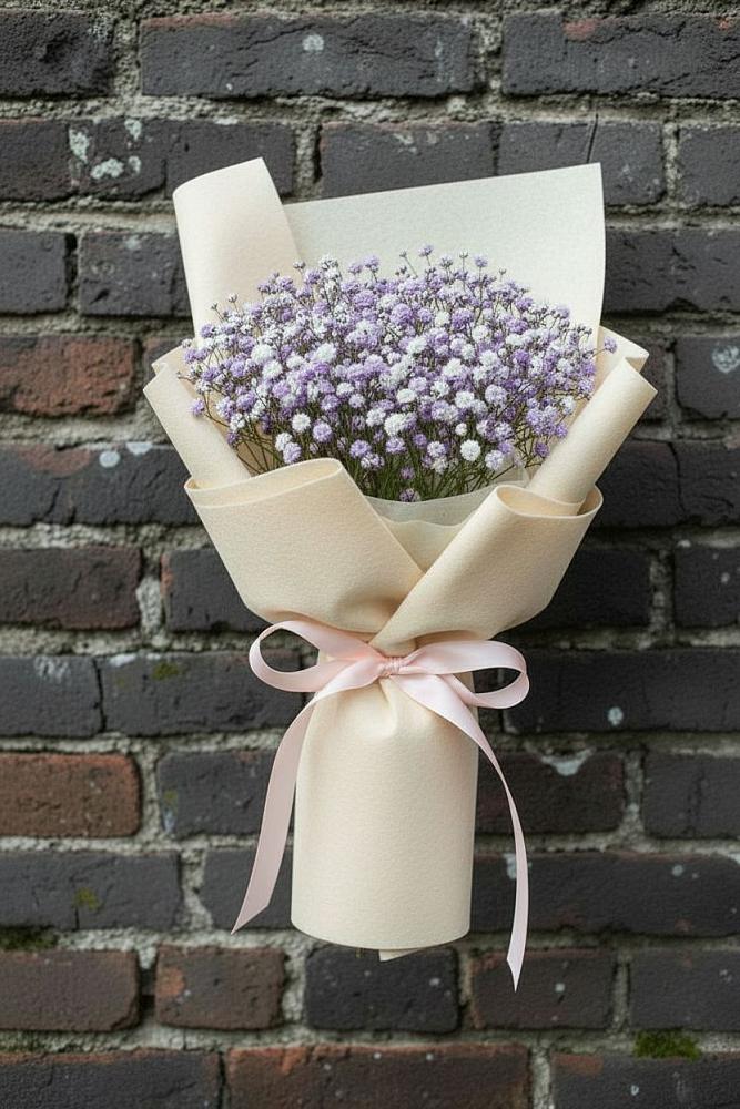 Букет цветов из: Гипсофила в Николаевке Ростовской области