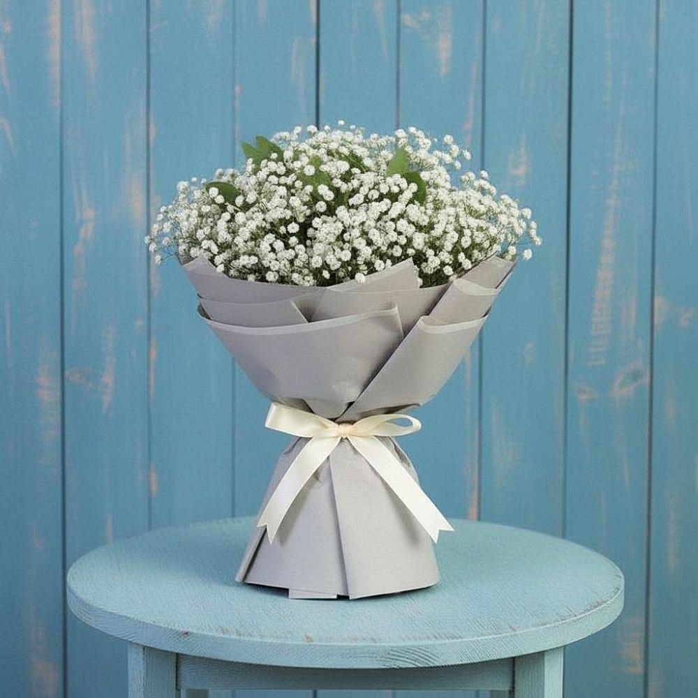 Букет цветов из: Гипсофила в Николаевке Ростовской области