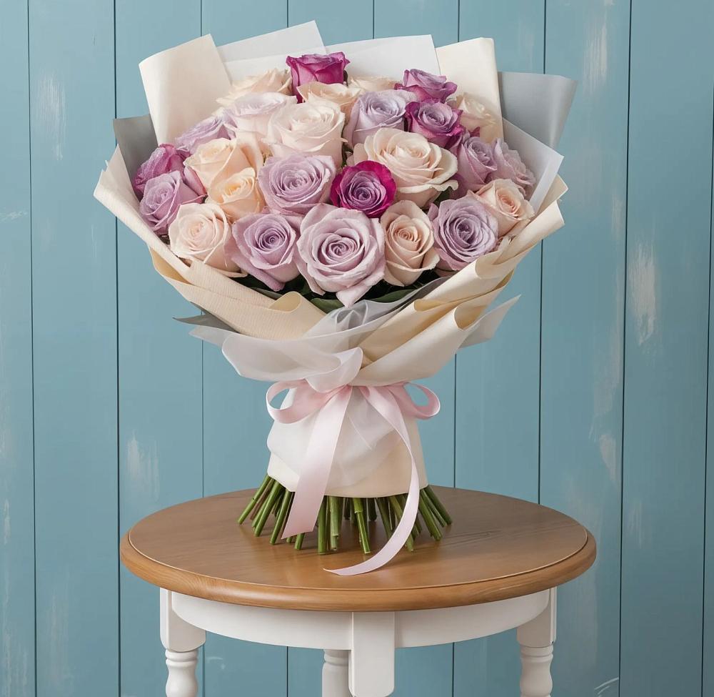 Букет цветов из: Розы в Николаевке Ростовской области