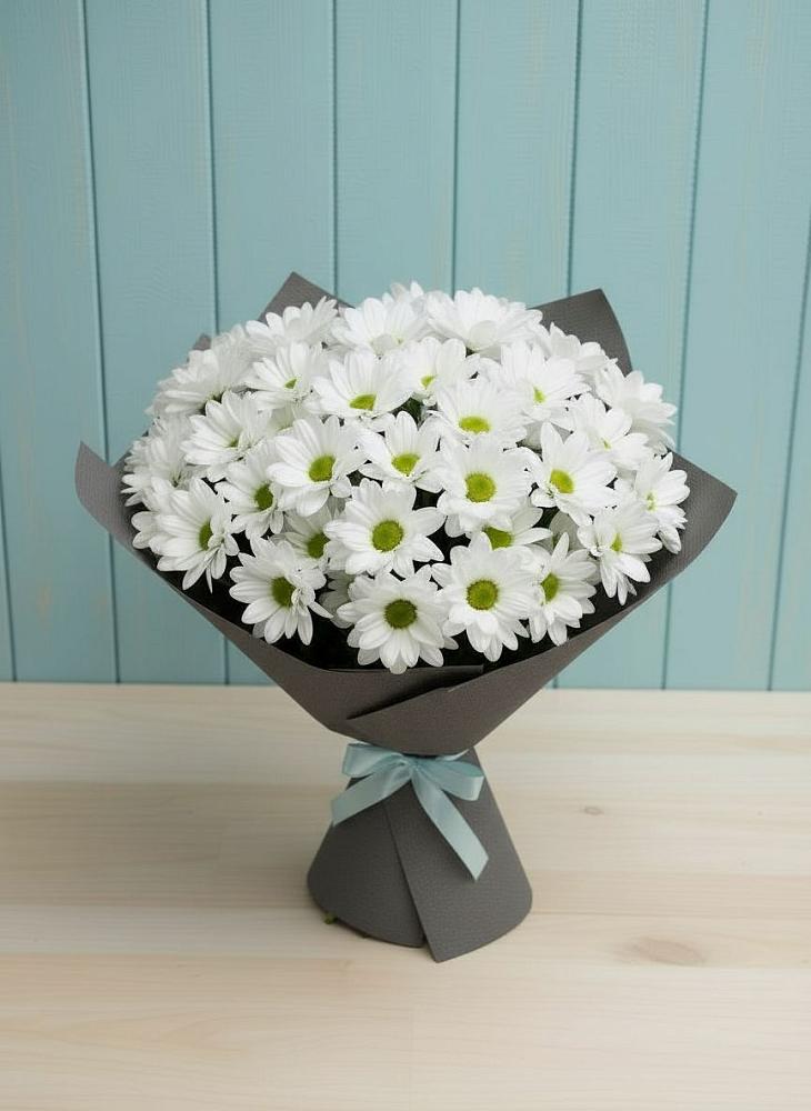 Букет цветов из: Хризантемы в Николаевке Ростовской области