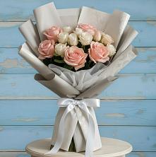 Букет цветов из:  Розы в Николаевке Ростовской области