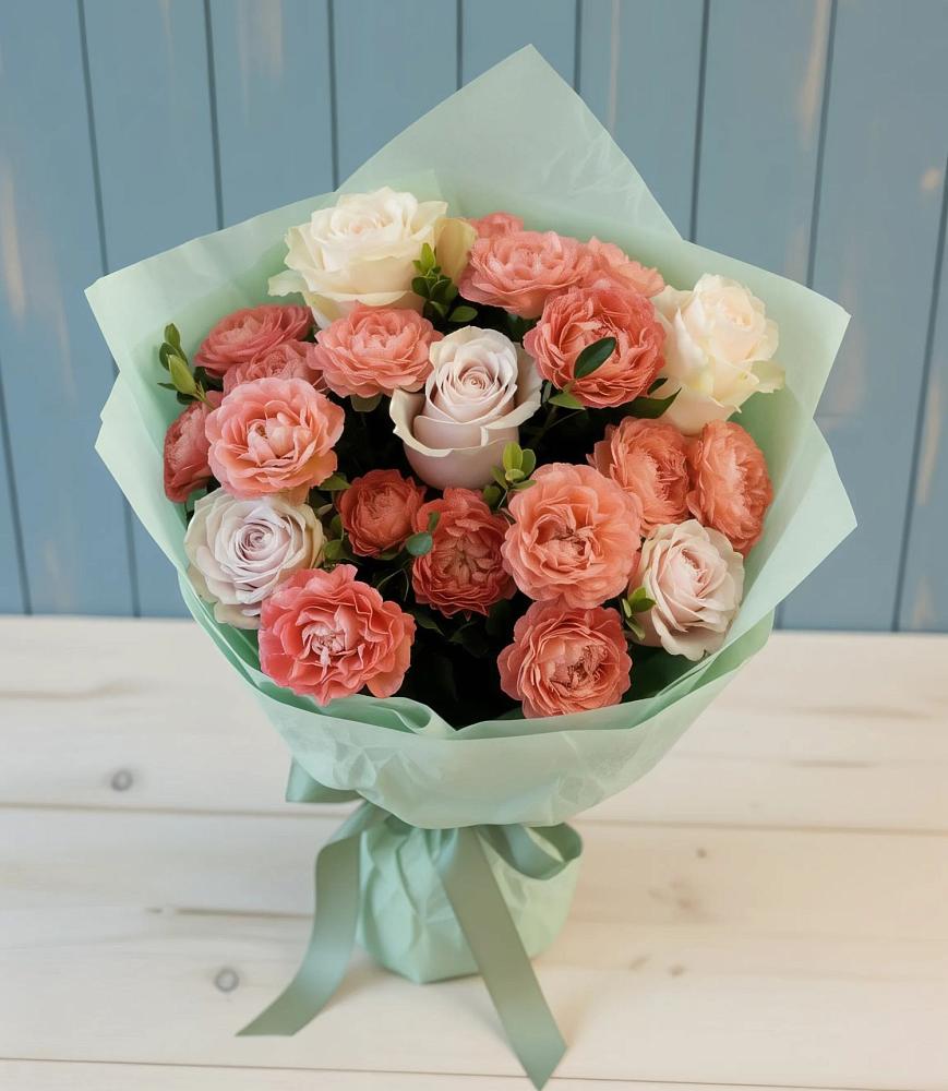 Букет цветов из: Розы в Николаевке Ростовской области