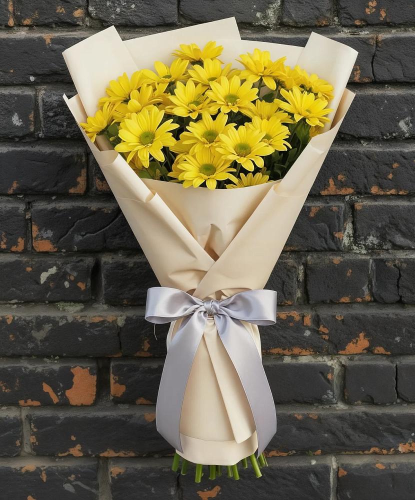 Букет цветов из: Хризантемы в Николаевке Ростовской области