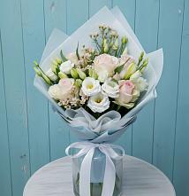 Букет цветов из:  Розы и Лизиантусы #REPLACE_PRED# Николаевке Ростовской области