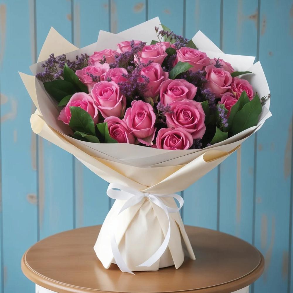 Букет цветов из: Розы в Николаевке Ростовской области