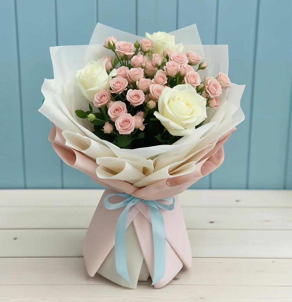 Букет цветов из: Розы в Николаевке Ростовской области