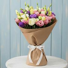 Букет цветов из:  Лизиантусы в Николаевке Ростовской области