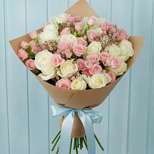 Букет цветов из:  Розы в Николаевке Ростовской области